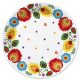 Farbe Cutout Papierteller, 8er-Set, 18 cm