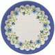 Farbe Folk Stickerei Pappteller 8 Stk 18 cm