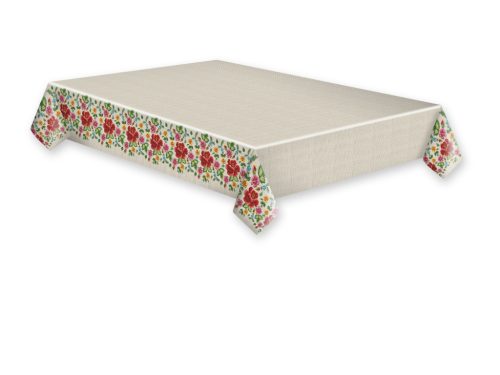 Farbe Embroidery Folk Stickerei-Papier-Tischdecke 120x180 cm