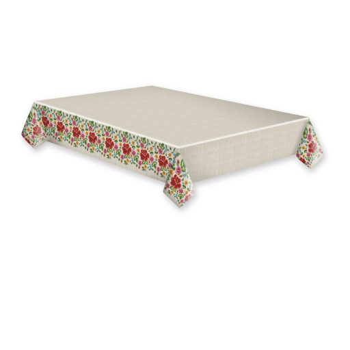 Farbe Embroidery Folk Stickerei-Papier-Tischdecke 120x180 cm