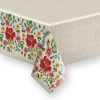 Farbe Embroidery Folk Stickerei-Papier-Tischdecke 120x180 cm