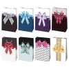Farbe Bow Papier Geschenktasche 16x24x7 cm