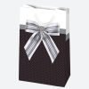 Farbe Bow Papier Geschenktasche 16x24x7 cm
