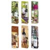 Farbe Bottles Papier Weintasche 12x40x9 cm