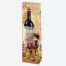 Farbe Bottles Papier Weintasche 12x40x9 cm