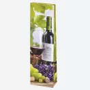 Farbe Bottles Papier Weintasche 12x40x9 cm