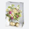 Ostern Flowers Papiergeschenktasche 23x32x11 cm