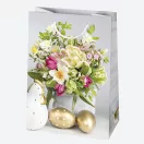 Ostern Flowers Papiergeschenktasche 23x32x11 cm