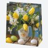 Ostern Vase Papier-Geschenktasche, Geschenkbeutel 19x23x10,5 cm