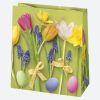 Ostern Spring Papier Geschenktasche 15,5x15,5x8 cm