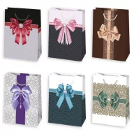   Farbe Elegant Bow Papier-Geschenktasche, Geschenksack 23x32x11 cm