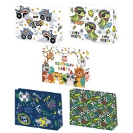 Farbe Play Jungen Papiergeschenktasche 38x29x10 cm
