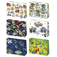 Farbe Playtime Jungen Papier Geschenktüte 30x23x10 cm