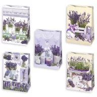 Farbe Butterfly Lavendel Papiergeschenktasche 29x40x12 cm