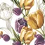 Blume Majestic Tulpe Serviette 20 Stk 33x33 cm