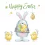 Ostern Joyful Animals Serviette 20 Stück 33x33 cm