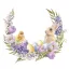 Ostern Flowers Wreath 20er Serviette 33x33 cm