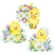 Ostern Cute Chickens Servietten 20 Stk 33x33 cm