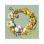 Ostern Vintage Wreath Serviette 20 Stk 33x33 cm