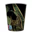 Farbe Exotic Blatt Papierbecher 8 Stk 250 ml