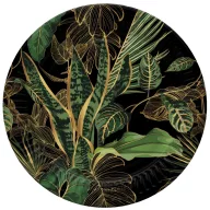 Blume Exotic Blatt Papierteller 8er-Set, 18 cm
