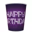 Geburtstag Neon Cake Happy Birthday Papierbecher 8 Stück 250 ml