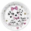Tiere Charming Puppy Papierteller 8er-Set, 22,7 cm