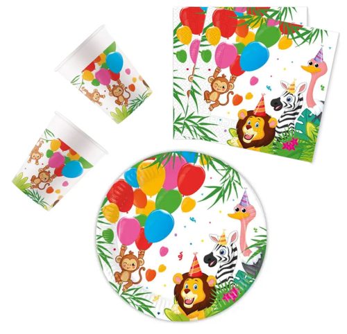 Jungle Balloons Set 36-teilig