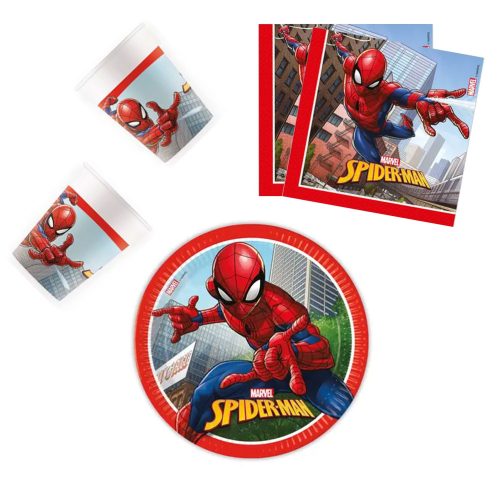 Spiderman Crime Fighter Party Set 36-teilig