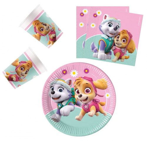 Paw Patrol Skye and Everest Party Set 36-teilig
