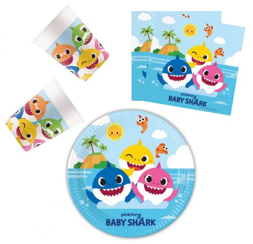 Baby Shark Party Set 36-teilig