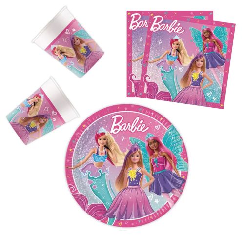 Barbie Fantasy Party Set mit 36 Tellern à 23 cm