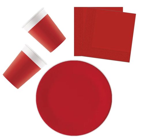 Unicolour Red Set 36-teilig