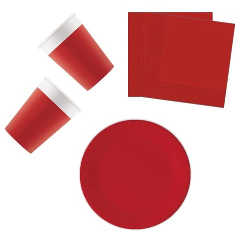 Unicolour Red Set 36-teilig