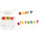 Geburtstag Happy Birthday Kuchenkerze, Kerzenset
