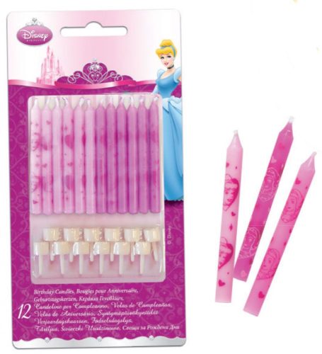 Disney Princess Live Your Story Tortekerzen, Kerzen set (12 Stücke)