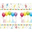 Geburtstag Streamers Happy Birthday Plastik Tischdecke 120x180 cm