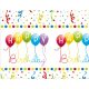 Geburtstag Streamers Happy Birthday Plastik Tischdecke 120x180 cm