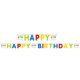 Happy Birthday Streamers Schrift 200 cm