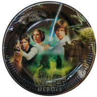Star Wars Heroes Pappteller 8 Stk. 23 cm