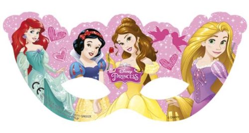 Disney Prinzessin Live Your Story Maske, Maske 6 Stück