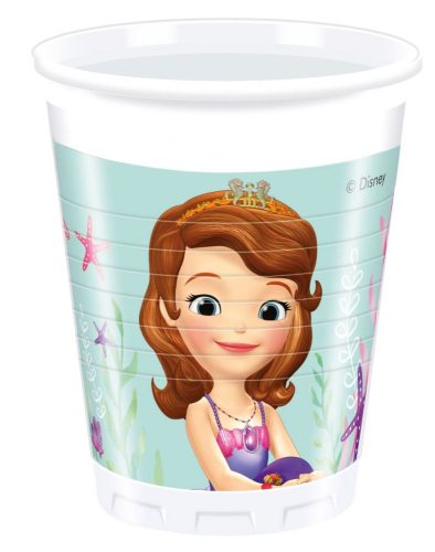 Disney Sofia Trinkglas Plastik (8 Stücke) 200 ml