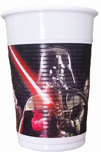 Star Wars Lightsaber Plastikbecher 8 Stk 200 ml