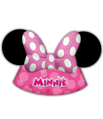 Disney Minnie Junior Partyhut, 6 Stück