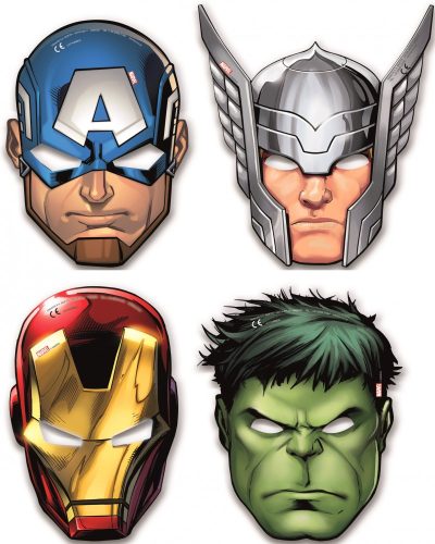Avengers Infinity Stones Maske, Maske 6 Stück