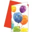 Ballon Sparkling Party Einladung 6er Set