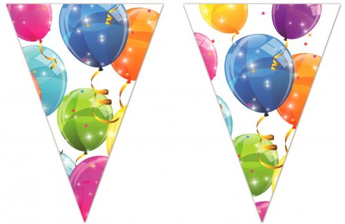 Sparkling Balloons, Luftballon Flagge-banner 2,3 m