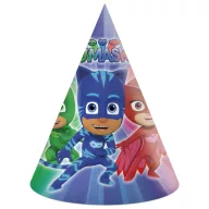 PJ Masks Trio Partyhut, Zweispitz 6 Stück