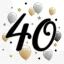 Geburtstag Milestone Happy Birthday 40 Servietten 20 Stk 33x33 cm