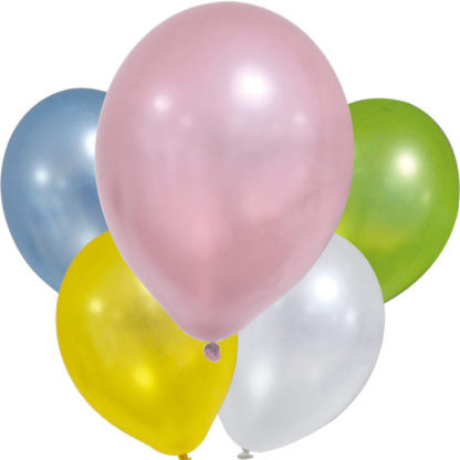 Pastel Metallic Ballon, Luftballon 8 Stück